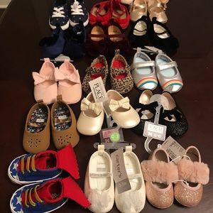 Baby Girl Shoes 0-3 Months